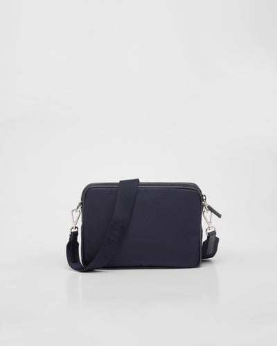 Sac porté épaule en Re-Nylon et cuir Saffiano