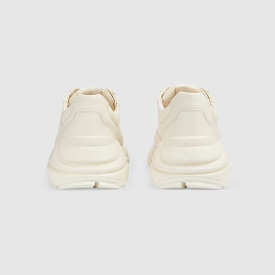 ZAPATILLAS DE PIEL RHYTON PARA HOMBRE CON EL LOGOTIPO DE GUCCI