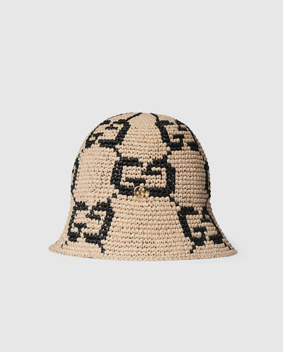 Sombrero cloche de paja GG