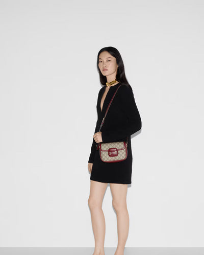 Bolso de hombro pequeño suave Gucci Horsebit 1955