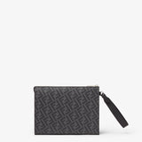 Pochette Fendi Diagonal
Pochette en tissu gris
