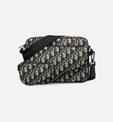 Triple Pouch Saddle Noir et Beige
