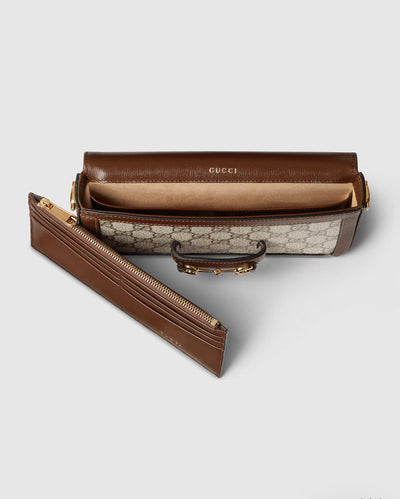 Bolso de hombro pequeño Gucci Horsebit 1955