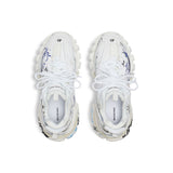 SNEAKER TRACK AUTOGRAPHE EN BLANC/NOIR/BLEU/ROUGE