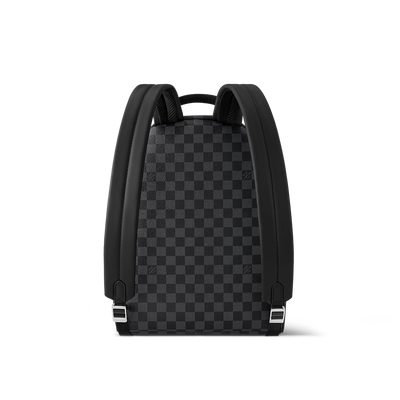 Mochila Discovery PM de lona Damier color grafito y negro