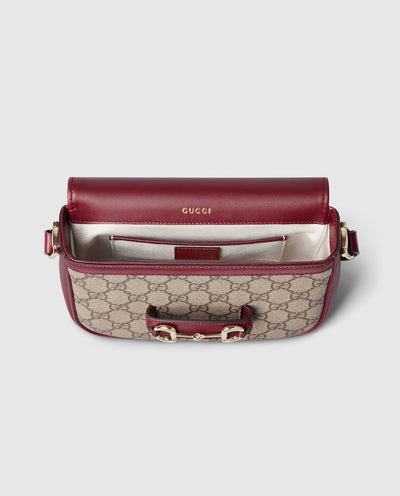 Bolso de hombro pequeño suave Gucci Horsebit 1955