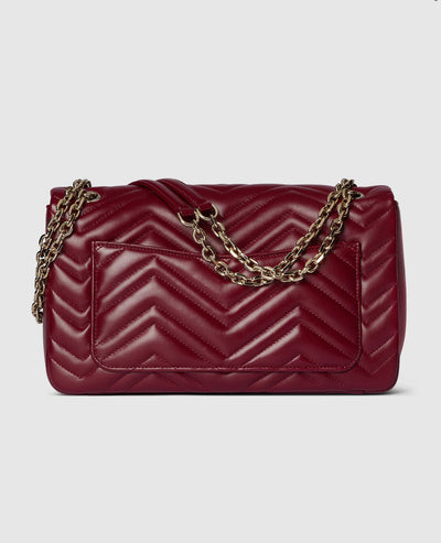 Bolso de hombro grande con estampado GG Marmont