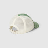 CASQUETTE EN TOILE ORIGINAL GG VERT BLANC