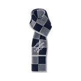 Bonnet et Écharpe Damier Heritage Bleu Marine