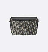 Sac Messenger à rabat Saddle Small Noir et Beige