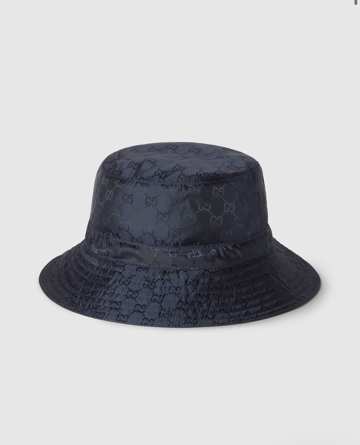 Sombrero de pescador reversible de nailon GG