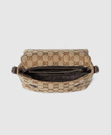 Sac à bandoulière en toile GG petit format