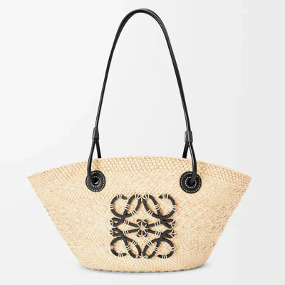 Loewe - Anagrama en palma de Iraca y piel de becerro