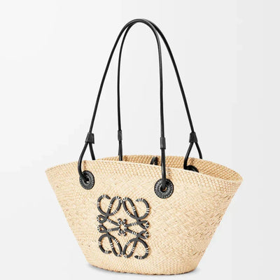 Loewe - Anagrama en palma de Iraca y piel de becerro