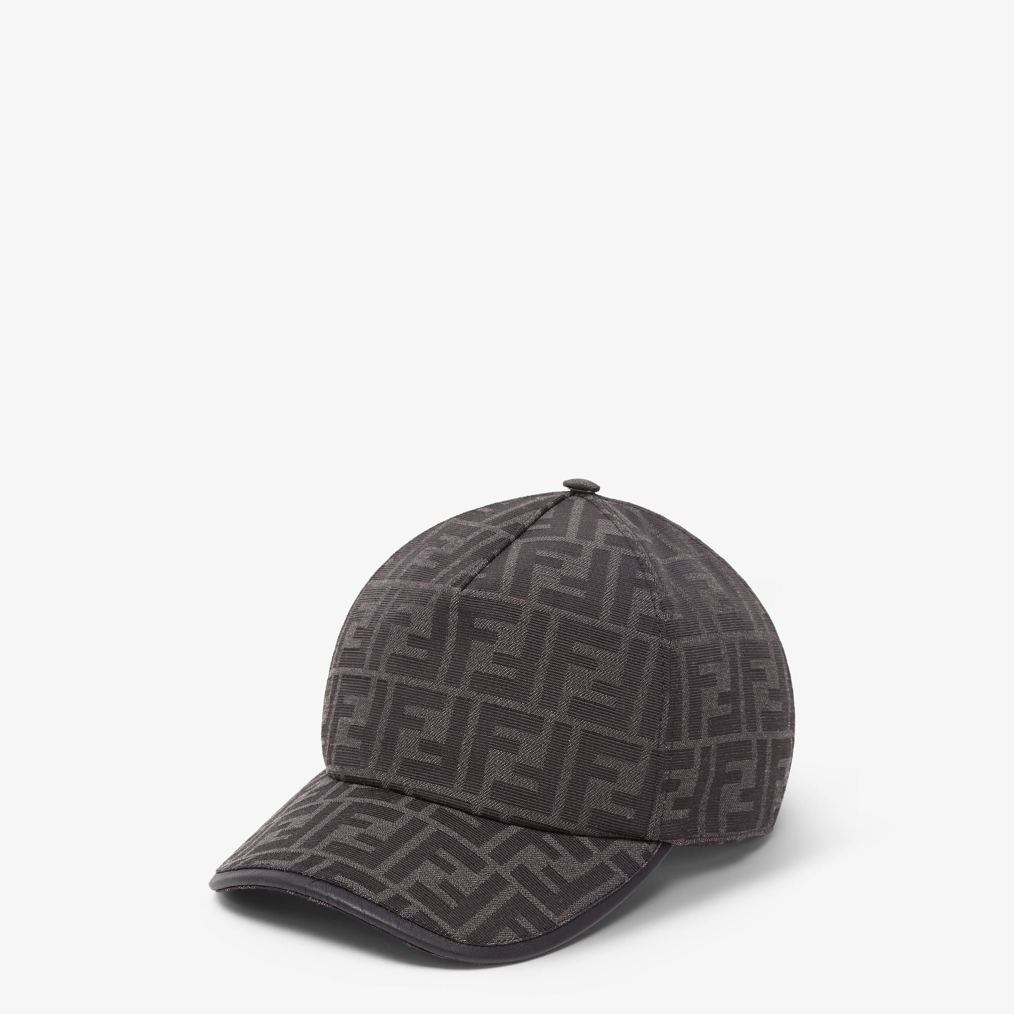 Gorra de béisbol de tejido jacquard FF negra