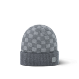 Bonnet et Écharpe Néo Petit Damier Gris