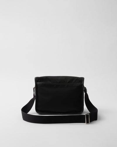 Sac porté épaule en Re-Nylon et cuir Saffiano