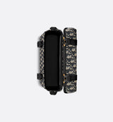 Sac Messenger à rabat Dior Hit The Road Noir et Beige