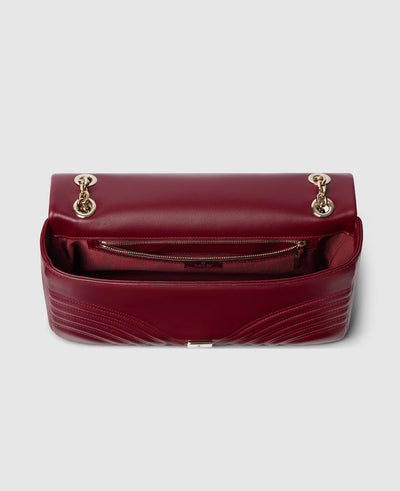 Bolso de hombro grande con estampado GG Marmont