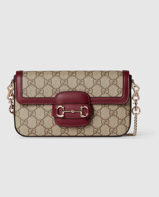 Bolso de hombro pequeño suave Gucci Horsebit 1955