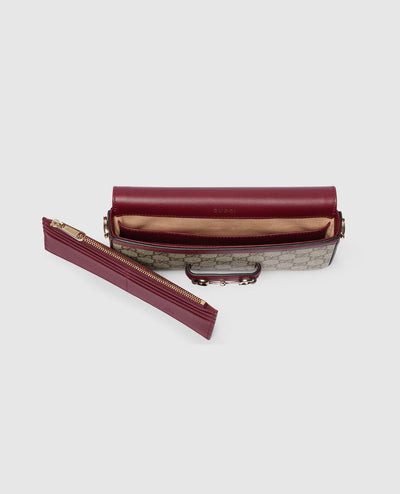 Bolso de hombro pequeño suave Gucci Horsebit 1955