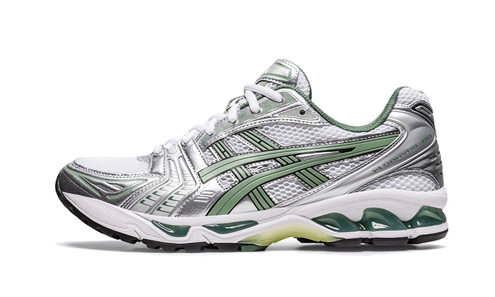 Asics® Gel-Kayano 14 Blanco Plata Pura Gris Pizarra