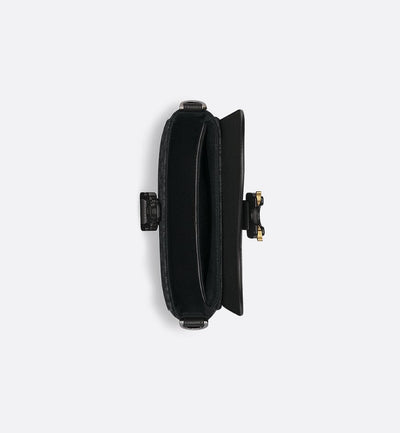 Mini sac Messenger à rabat Saddle Noir