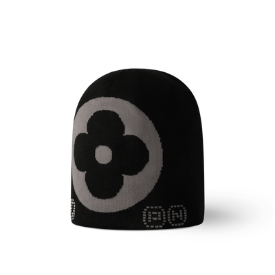 Sombrero y bufanda negros con monograma LV Fit