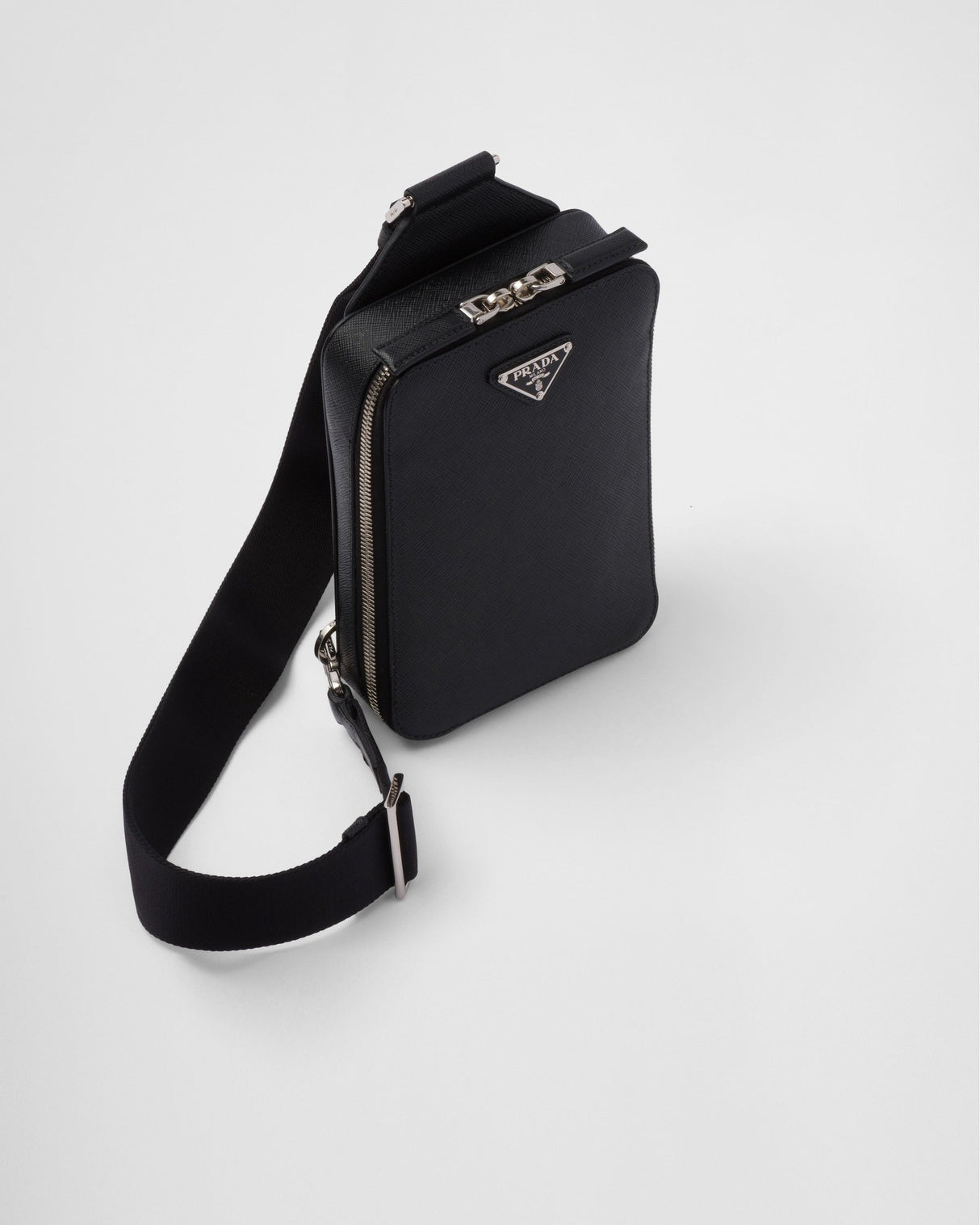 Sac Prada Brique en cuir Saffiano