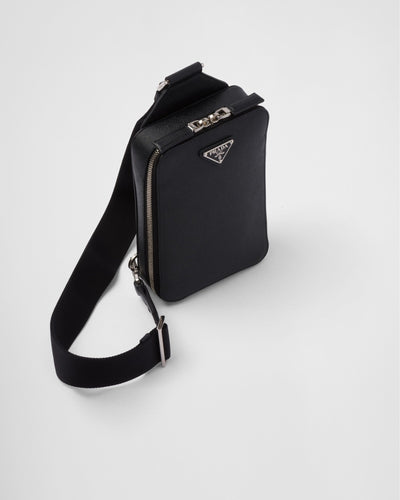 Sac Prada Brique en cuir Saffiano