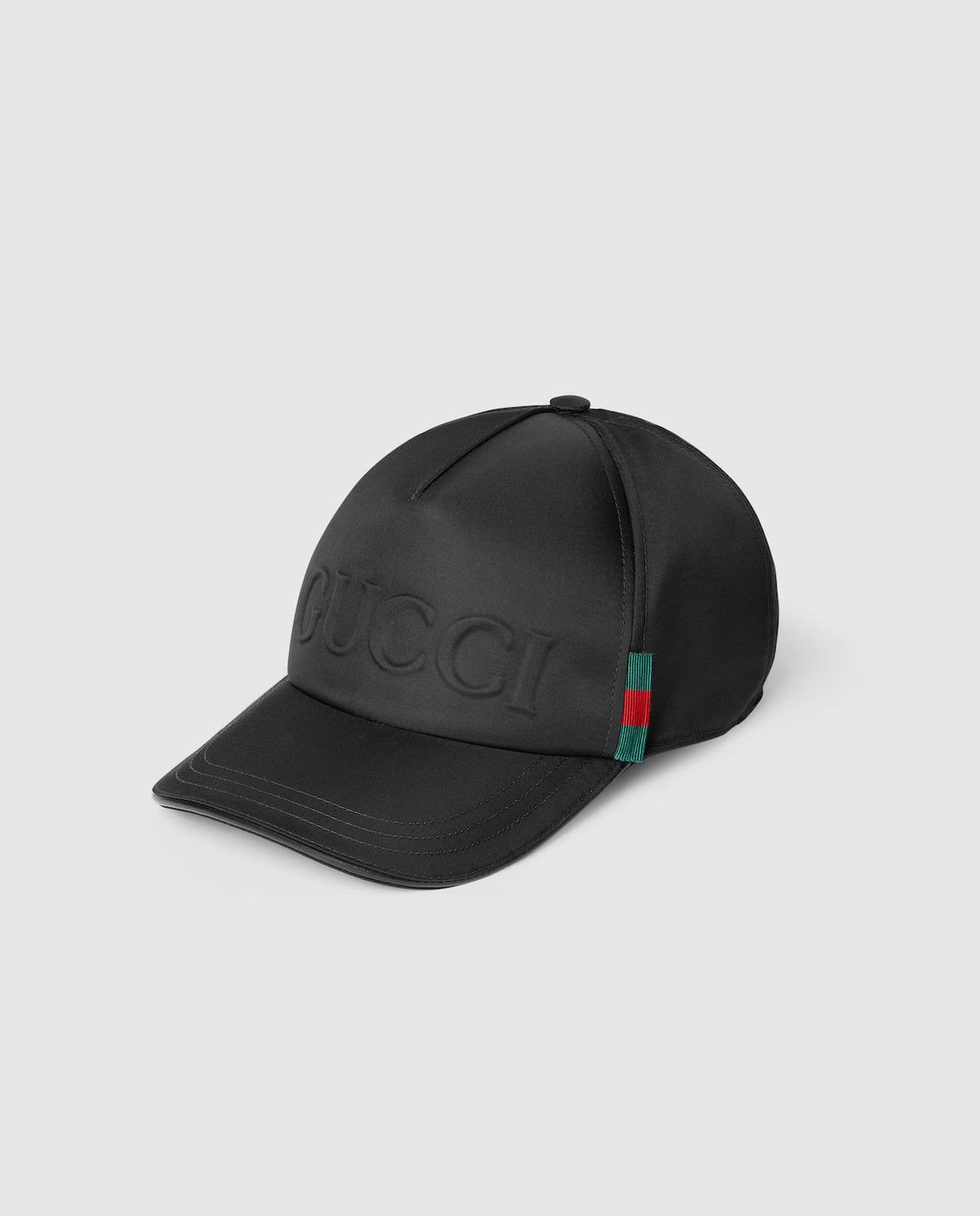 Gorra de béisbol de nailon con el logotipo de Gucci