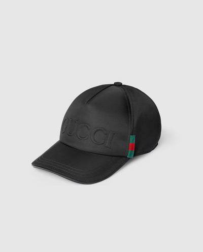 Gorra de béisbol de nailon con el logotipo de Gucci