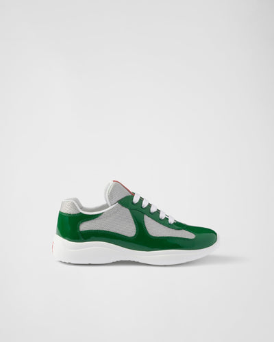 Zapatillas Prada America's Cup en tejido Bike verde