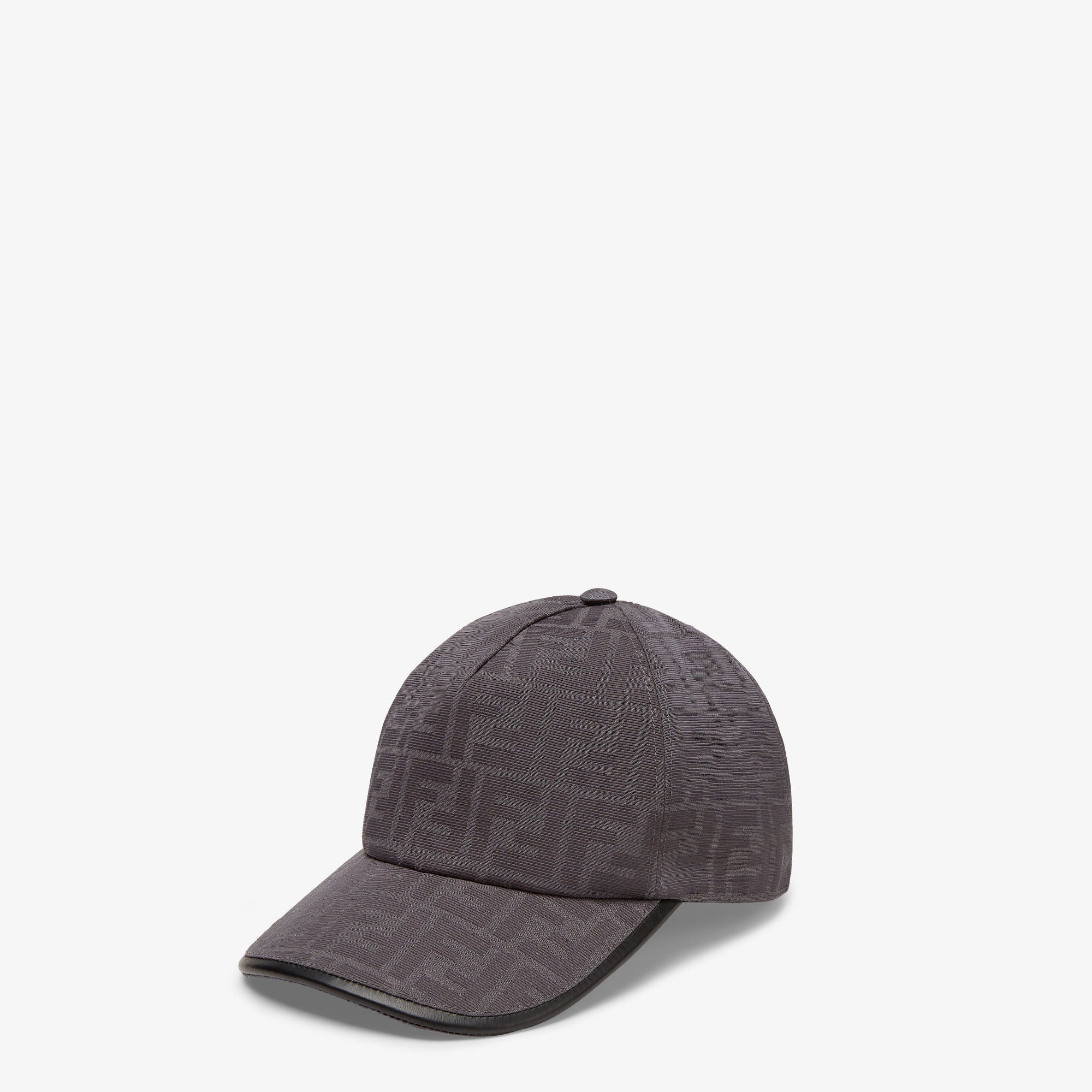 Gorra de béisbol de tejido jacquard FF en gris