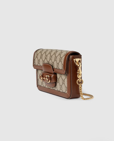 Bolso de hombro pequeño Gucci Horsebit 1955