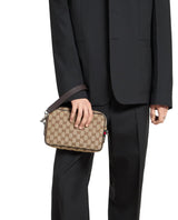 Sac à bandoulière en toile GG petit format