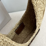 Céline - HOBO BAG IN Raffia and Calfskin