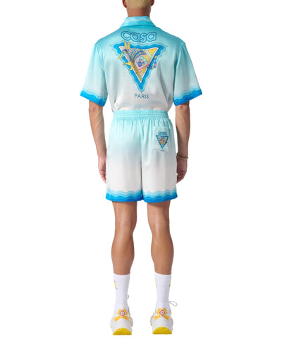 Alebrije Armadillo Shorts de Seda