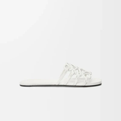 LOEWE - Sandalias Petal Anagram en suave piel de becerro Blanco