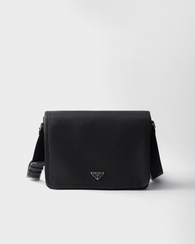 Bolso de hombro de piel