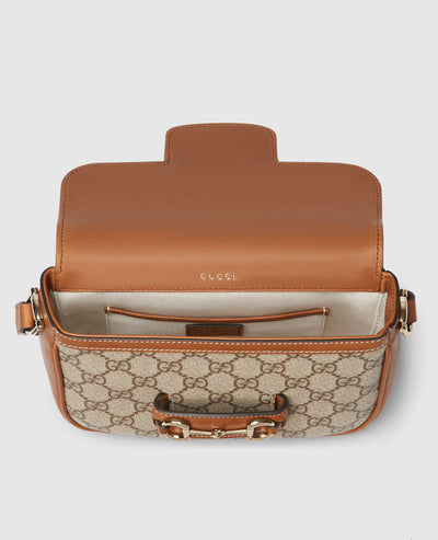 Bolso de hombro pequeño suave Gucci Horsebit 1955