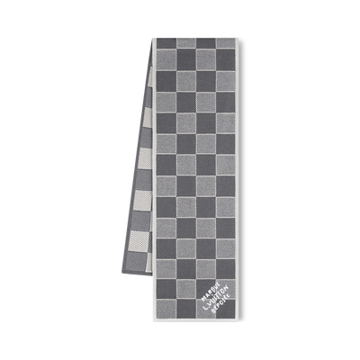 Bonnet et Écharpe Damier Heritage Gris