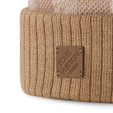 Bonnet et Écharpe Néo Petit Damier Beige