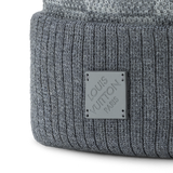 Bonnet et Écharpe Néo Petit Damier Gris