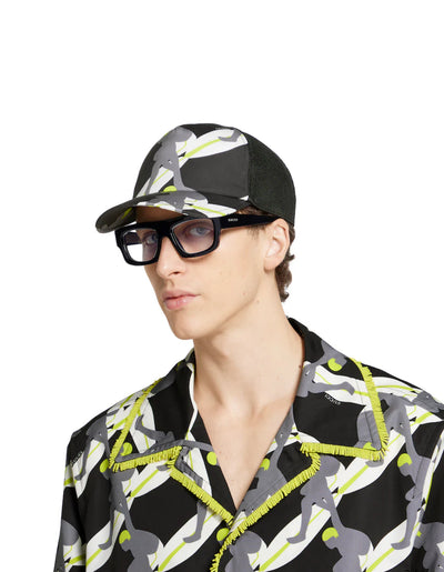 Gorra de lona de algodón estampada