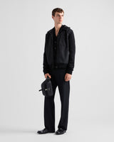 Sac porté épaule en Re-Nylon et cuir Saffiano