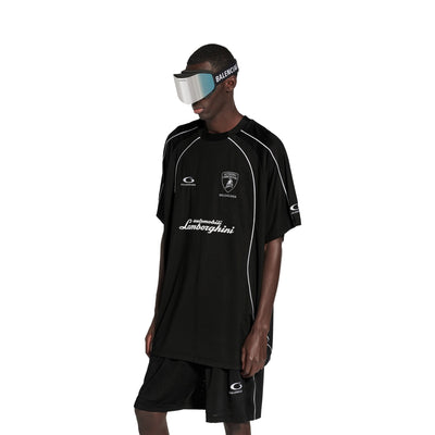 CAMISETA DE FÚTBOL OVERSIZE BALENCIAGA I AUTOMOBILI LAMBORGHINI