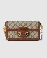 Bolso de hombro pequeño Gucci Horsebit 1955