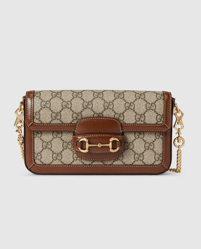 Bolso de hombro pequeño Gucci Horsebit 1955