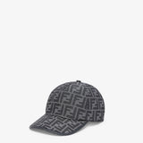 Casquette de baseball en tissu jacquard FF bleu